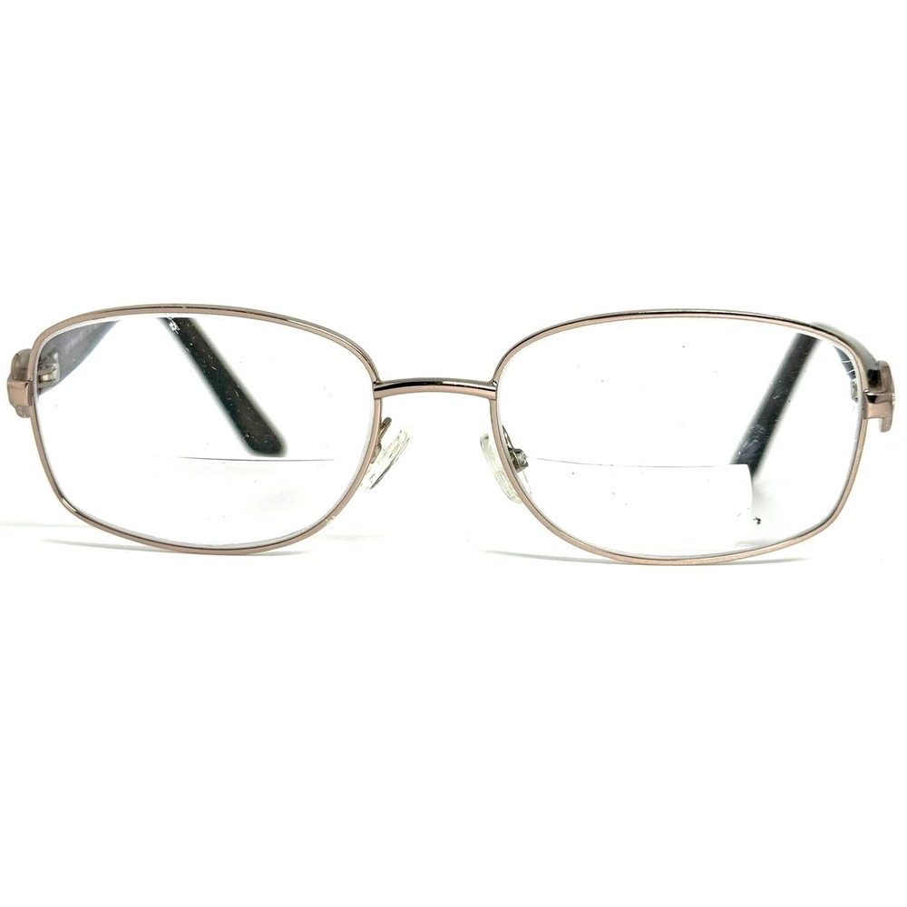 Kirkland Signature Jonel 511824 Light Brown Oval Eyeglass Frames Italy 53-17-135